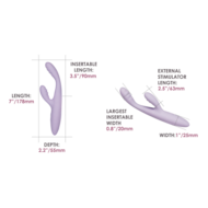 Svakom - Cici 2+ Verwarmende G-Spot Vibrator Met Flexibele Kop - Met App Control - Lila