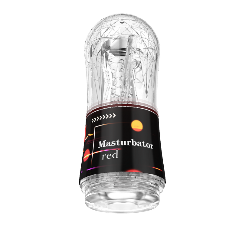 Cup Masturbator - Zwart/Transparant-Erotiekvoordeel.nl
