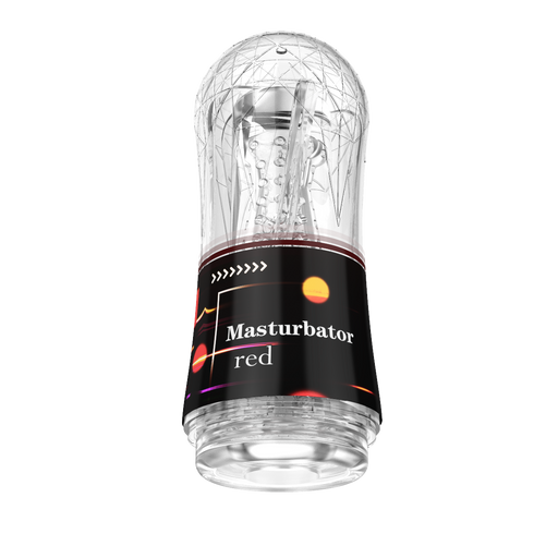 Cup Masturbator - Zwart/Transparant-Erotiekvoordeel.nl