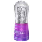 Cup Masturbator - Paars/Transparant-Erotiekvoordeel.nl