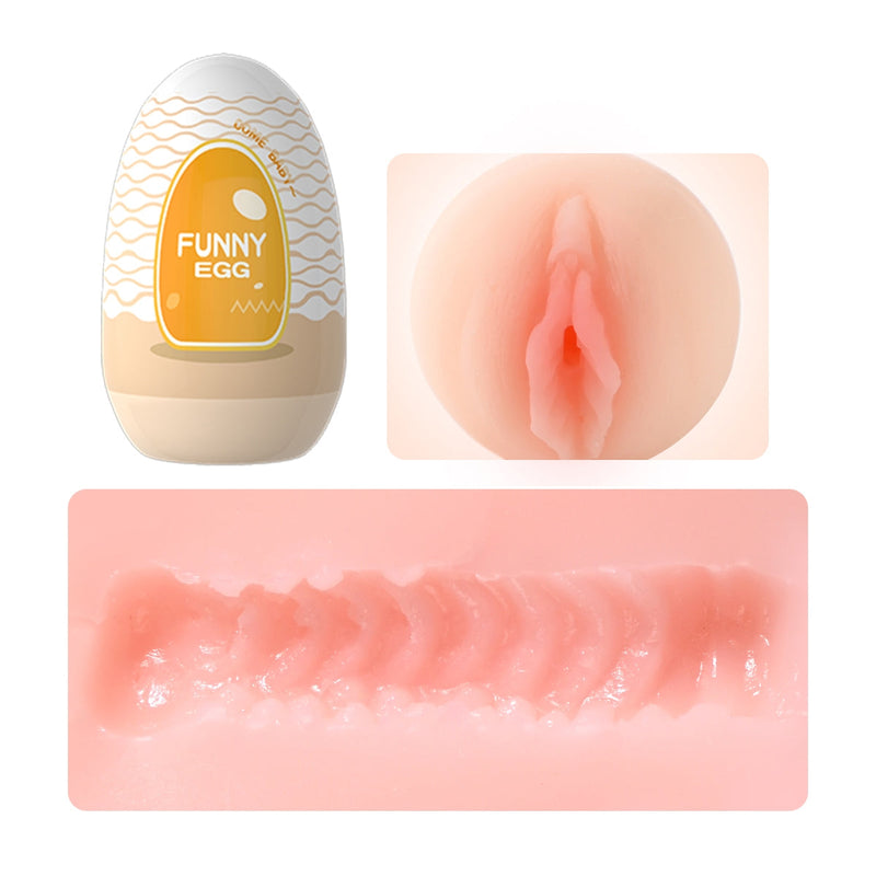 Funny Egg Collection - Mini Masturbator - 6 stuks-Erotiekvoordeel.nl