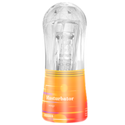 Cup Masturbator - Oranje/Transparant-Erotiekvoordeel.nl