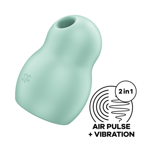 Satisfyer Pro To Go 1 - Luchtdruk Vibrator - Vibrator voor op Reis - Mintgroen-Erotiekvoordeel.nl