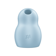 Satisfyer Pro To Go 1 - Luchtdruk Vibrator - Vibrator voor op Reis - Lichtblauw-Erotiekvoordeel.nl
