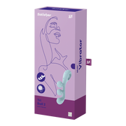Satisfyer - Tri Ball 2 - Vibrator met 3 Motoren - Lichtblauw-Erotiekvoordeel.nl