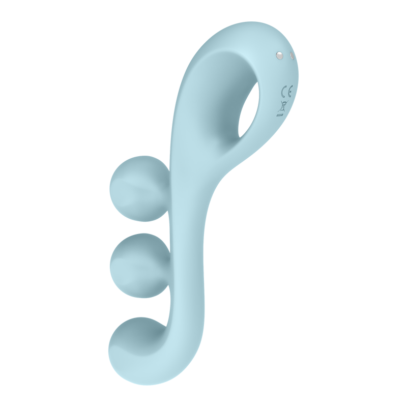 Satisfyer - Tri Ball 2 - Vibrator met 3 Motoren - Lichtblauw-Erotiekvoordeel.nl