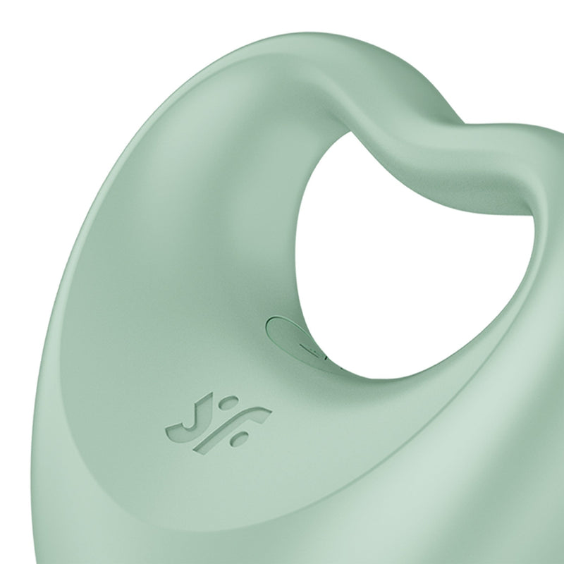 Satisfyer - Perfect Pair 3 - Hybride Vinger Vibrator en Cockring - Mintgroen-Erotiekvoordeel.nl