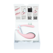 KIIROO - Spot - Draagbaar Interactief Vibrerend Eitje - Kiss Me - Roze
