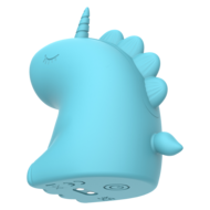ER - Snowflake Unicorn - Clitoris Vibrator met Likkende Tong - Blauw
