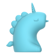 ER - Snowflake Unicorn - Clitoris Vibrator met Likkende Tong - Blauw
