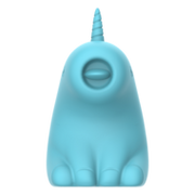 ER - Snowflake Unicorn - Clitoris Vibrator met Likkende Tong - Blauw
