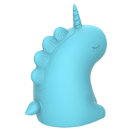 ER - Snowflake Unicorn - Clitoris Vibrator met Likkende Tong - Blauw