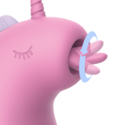 ER - Cupcake Unicorn - Clitoris Vibrator met 360¬¨‚àû Roterende Tong - Roze