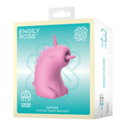 ER - Cupcake Unicorn - Clitoris Vibrator met 360¬¨‚àû Roterende Tong - Roze