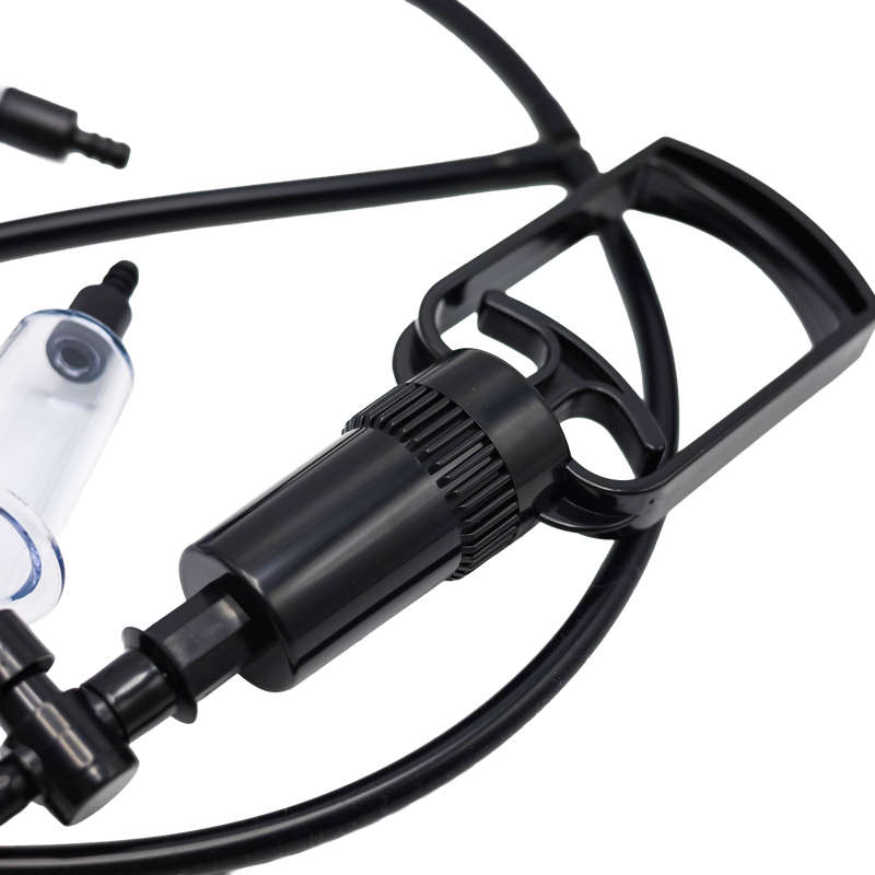 Passion Pump - Tepelzuiger en Borst Pomp Set - Transparant/Zwart-Erotiekvoordeel.nl
