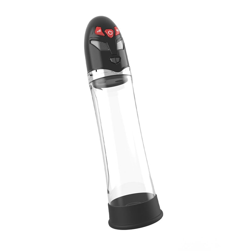 Essentials - Ultraman Auto Hydro Pump - 31 cm - Transparant/Zwart-Erotiekvoordeel.nl