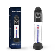 Passion Pump - Elektrische Penispomp - Waterproof - 31 cm - Zwart/Transparant-Erotiekvoordeel.nl