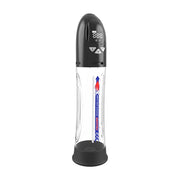 Passion Pump - Elektrische Penispomp - Waterproof - 31 cm - Zwart/Transparant-Erotiekvoordeel.nl
