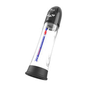 Passion Pump - Elektrische Penispomp - Waterproof - 31 cm - Zwart/Transparant-Erotiekvoordeel.nl