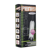 Essentials – Penis Pump met Sleeves – 21 cm – Transparant/Zwart-Erotiekvoordeel.nl