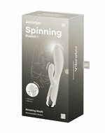 Satisfyer - Spinning Rabbit 1 - Roterende en Vibrerende Rabbit Vibrator - Tarzan Vibrator - Beige