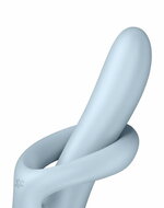 Satisfyer - Heat Flex 4 - Verwarmende Rabbit Vibrator - Lichtblauw