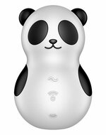 Satisfyer - Pocket Panda - Dubbele Air Pulse Vibrator - Zwart/Wit