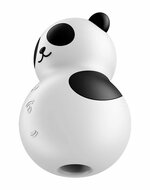 Satisfyer - Pocket Panda - Dubbele Air Pulse Vibrator - Zwart/Wit