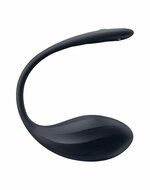 Satisfyer - Ribbed Petal - Draagbare Vibrator - Panty Vibrator - Vibrerend Eitje - Zwart