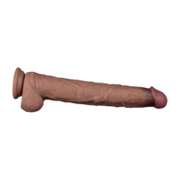 LoveToy - Nature Cock - Dubbellaags Buigbare XXL Dildo - 37.5 cm