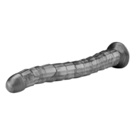 Lovetoy - Vibrax Slider - Lange Vibrerende Anaal Dildo - 35 cm - Zilver