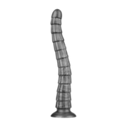 Lovetoy - Vibrax Slider - Lange Vibrerende Anaal Dildo - 35 cm - Zilver