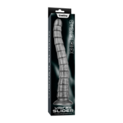 Lovetoy - Vibrax Slider - Lange Vibrerende Anaal Dildo - 35 cm - Zilver