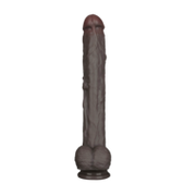 LoveToy - Nature Cock - Dubbellaags Buigbare XXL Dildo - 37.5 cm - Bruin