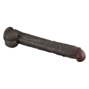 LoveToy - Nature Cock - Dubbellaags Buigbare XXL Dildo - 37.5 cm - Bruin