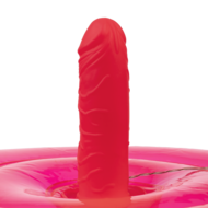 Opblaasbare Dildo Poef Cushion - met Ding Dong en afstandsbediening - Roze