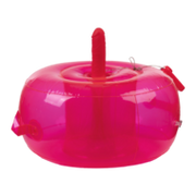 Opblaasbare Dildo Poef Cushion - met Ding Dong en afstandsbediening - Roze