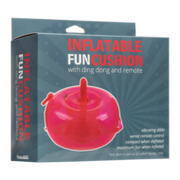 Opblaasbare Dildo Poef Cushion - met Ding Dong en afstandsbediening - Roze