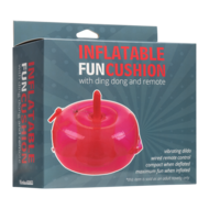 Opblaasbare Dildo Poef Cushion - met Ding Dong en afstandsbediening - Roze