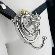 Kiotos - Luxe Peniskooi met Penisplug - Incl. Tailleriem - Kuisheidsgordel - Fancy