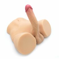 Kiotos - Masturbator Plus Dildo - Nr. 22 - TPE - Lichte Huidskleur