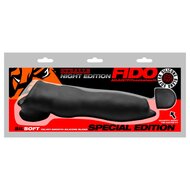 Oxballs - Fido - Puppy Play Penis Sleeve -  Night Edition - Siliconen/TPR- Zwart