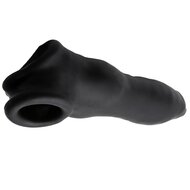 Oxballs - Fido - Puppy Play Penis Sleeve -  Night Edition - Siliconen/TPR- Zwart