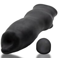 Oxballs - Fido - Puppy Play Penis Sleeve -  Night Edition - Siliconen/TPR- Zwart