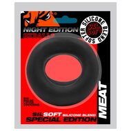 Oxballs - Meat Cockring - Night Edition - Siliconen/TPR - Zwart