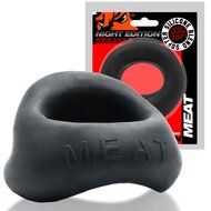 Oxballs - Meat Cockring - Night Edition - Siliconen/TPR - Zwart