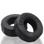 Oxballs - Sprocket Cockring - Night Edition - Siliconen/TPR - Zwart