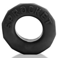 Oxballs - Sprocket Cockring - Night Edition - Siliconen/TPR - Zwart