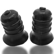 Oxballs - Ribnips - Tepelzuigers - Night Edition - Siliconen/TPR - Zwart