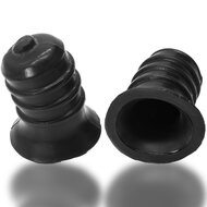 Oxballs - Ribnips - Tepelzuigers - Night Edition - Siliconen/TPR - Zwart